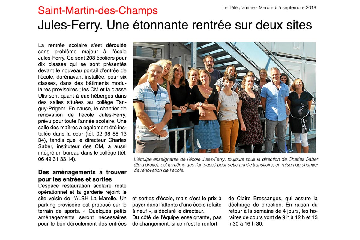 Renovation jules ferry morlaix telegramme 050918