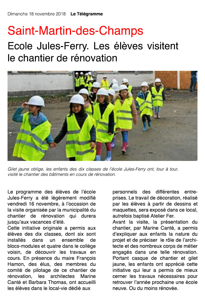 Visite-enfants-école-jules-ferry-morlaix