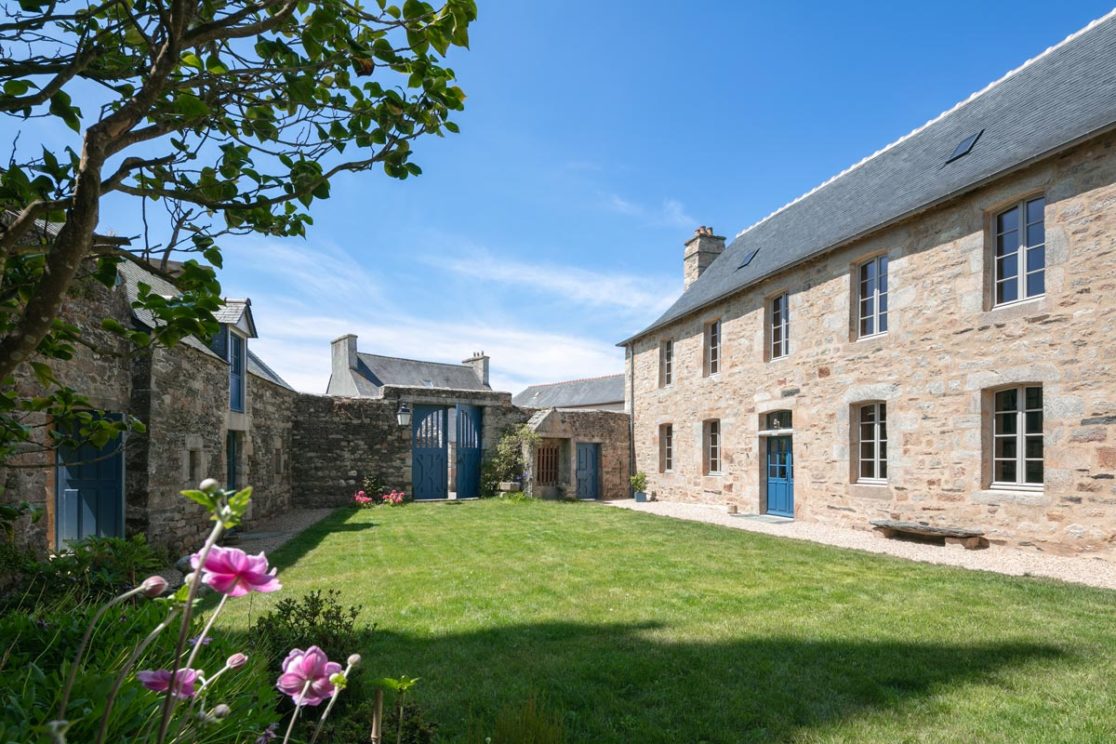 Presbytère Ploujean jardin