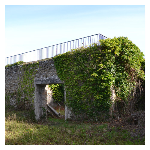 Le fort des Blancs Sablons au Conquet vue extérieure.